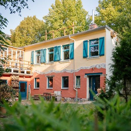 The Upholstery Tinyhouse Deluxe Eco Chalet Kreativ Citynah Chemnitz Kültér fotó