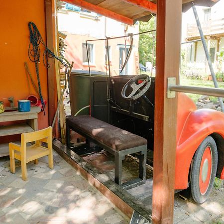 The Upholstery Tinyhouse Deluxe Eco Chalet Kreativ Citynah Chemnitz Kültér fotó