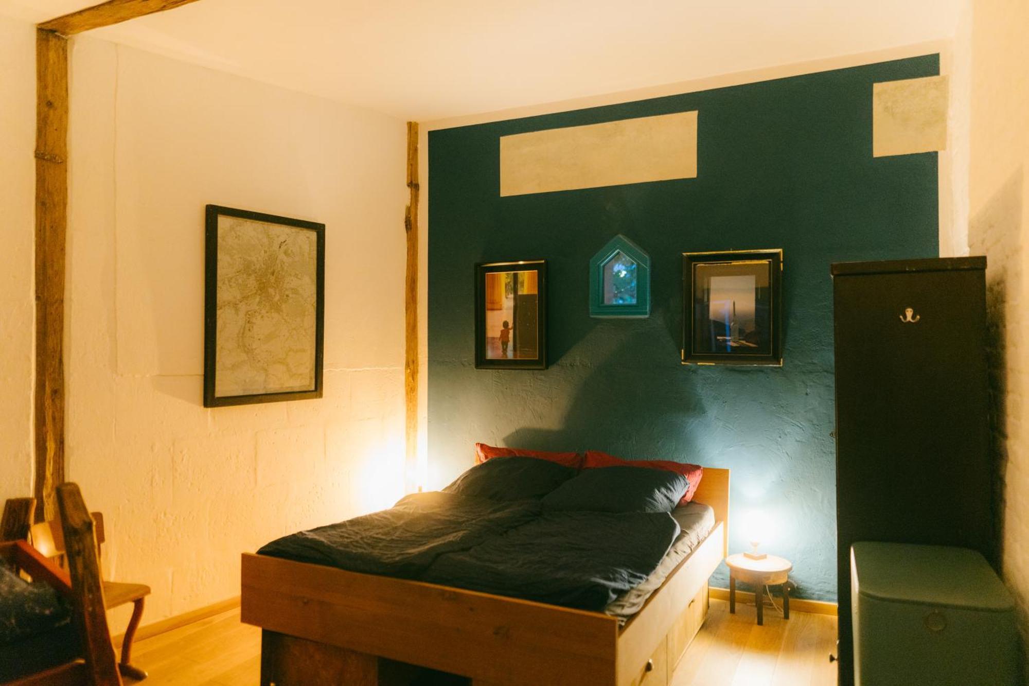 The Upholstery Tinyhouse Deluxe Eco Chalet Kreativ Citynah Chemnitz Kültér fotó