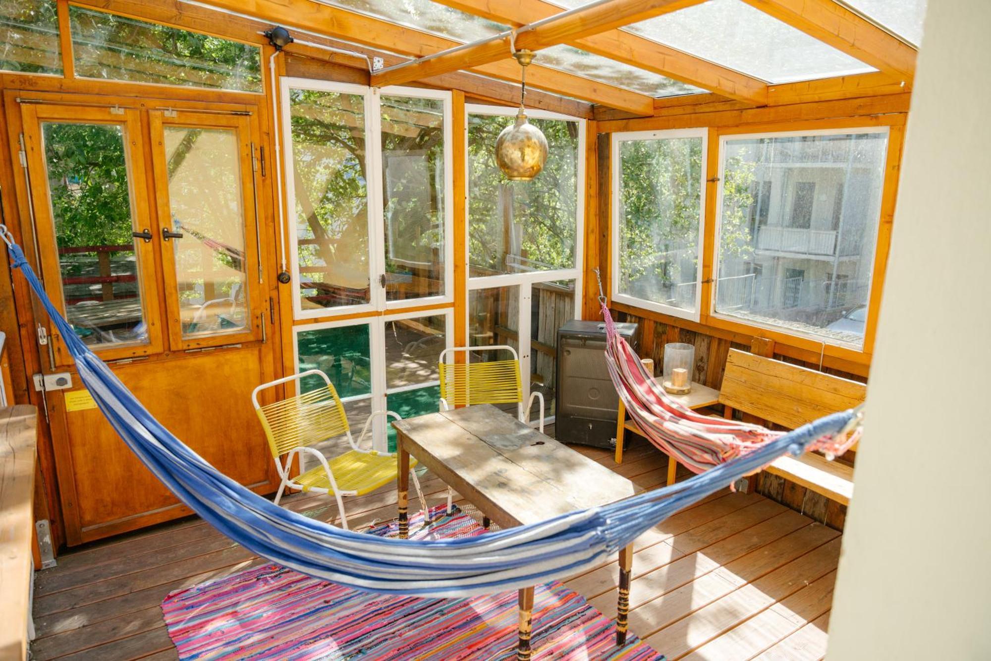 The Upholstery Tinyhouse Deluxe Eco Chalet Kreativ Citynah Chemnitz Kültér fotó